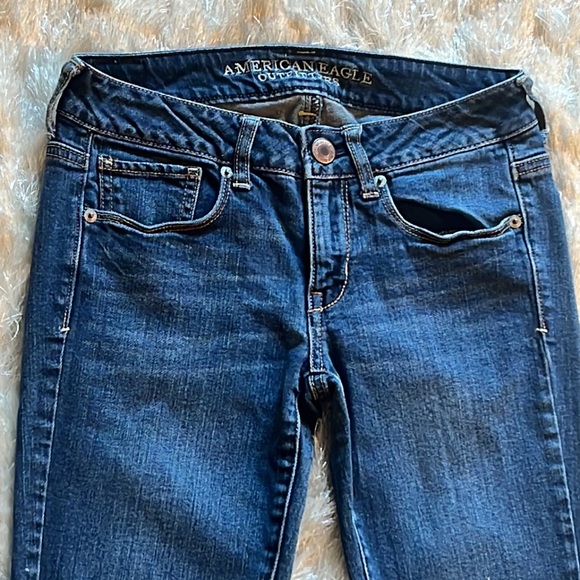 American Eagle Outfitters Denim Skinny Jeans Size 2 - Picture 3 of 9